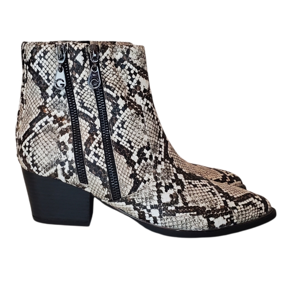 Guess Snake Print Booties - image 1